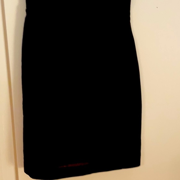 Ann Taylor black strapless dress size 4. Ruffled - Picture 3 of 9